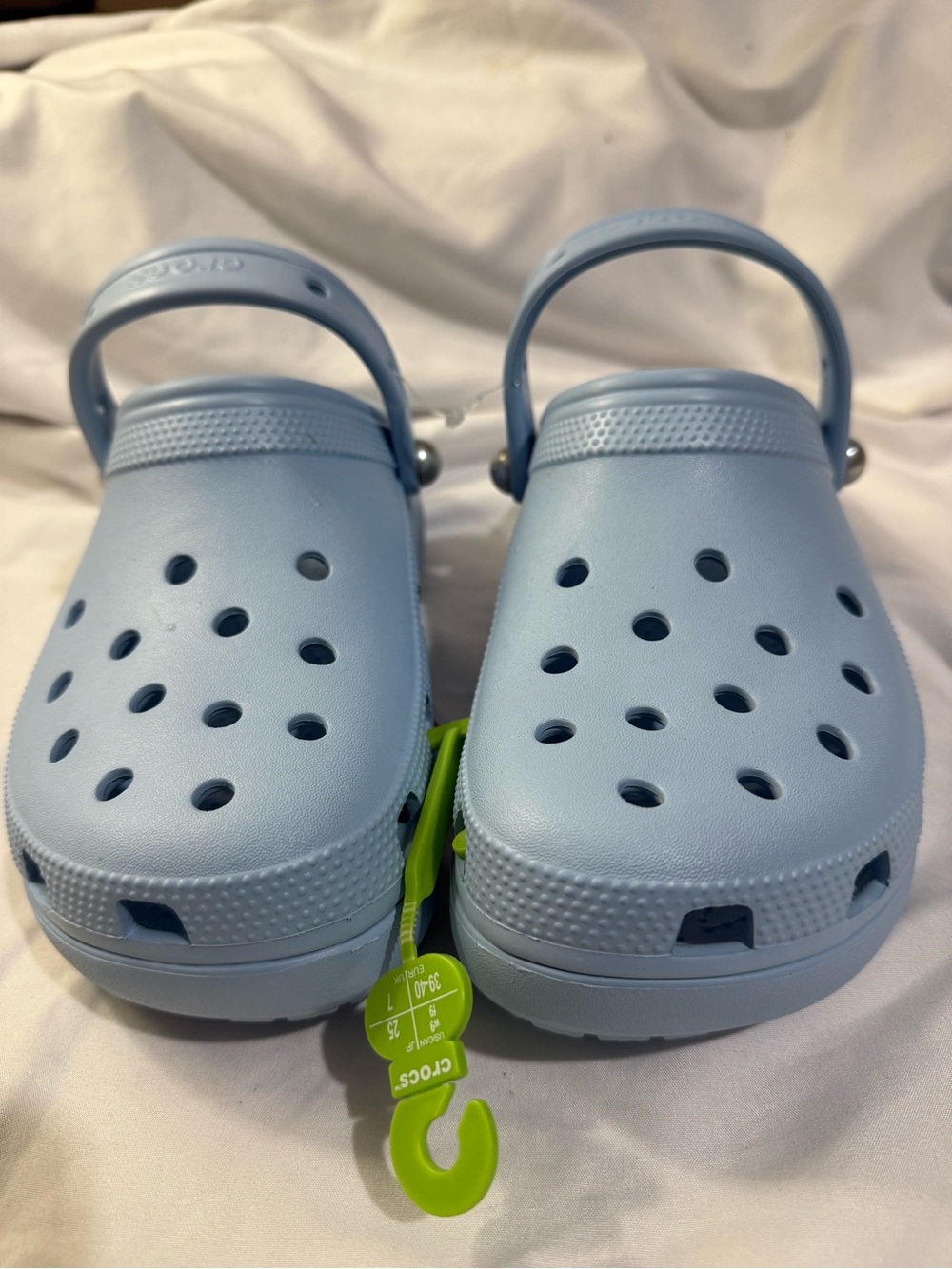 Crocs Classic platform pearl Clog W/Size 9